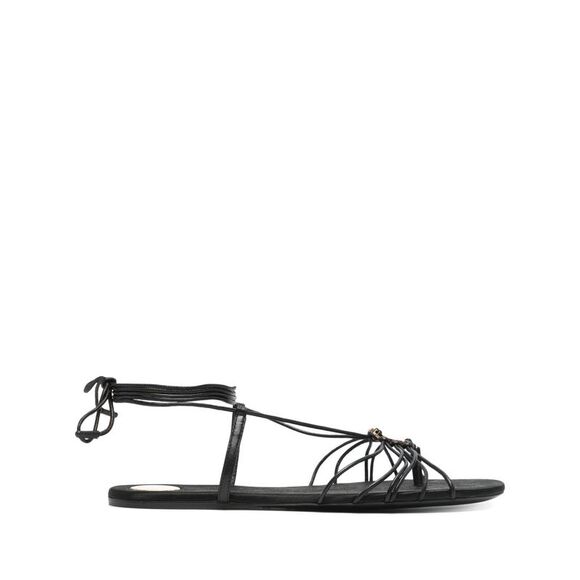 Saint Laurent Women Babylone Satin Sandals